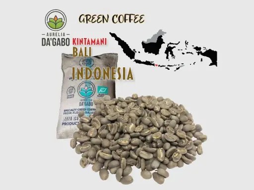 [COGR-BAKI-G1AFW-70kg] Green Coffee BALI "DEWATA" Da'Gabo, G1 Arabica, Indonesia, Washed, 70kg